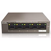 Tenda TEG1105P-4-63W Switch 5 Puertos 10-100-1000 con 4 Puertos PoE (Protección 6KV- VLAN- Carcasa metálica- IEEE 802…